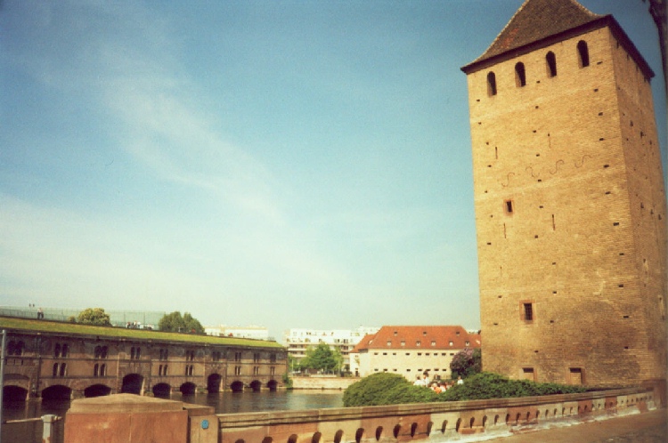 Fortress Bridge in Strasbourg, photograph by C. W. Booth