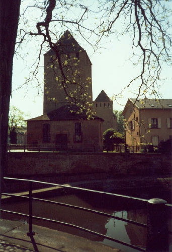 Canal Watchtower in Strasbourg, photograph by C. W. Booth