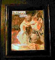 Image of Man Listening to His Master's Voice by Reading the Bible